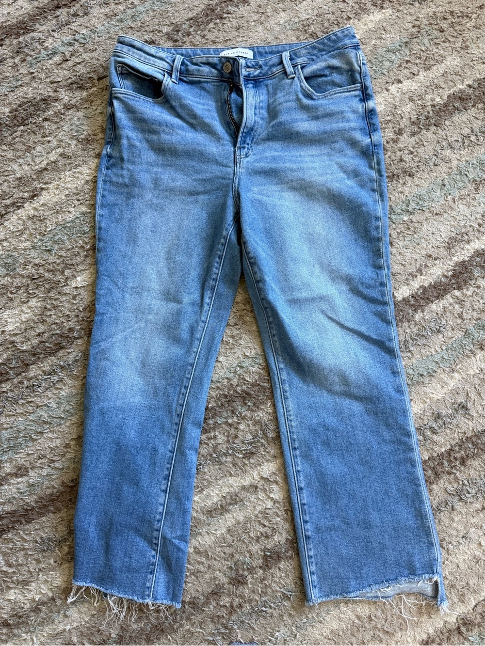Flying Monkey Light Blue Straight Leg Jeans